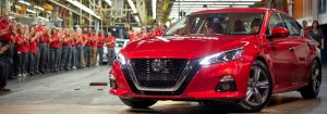 2019 Nissan Altima at the Nissan Smyrna plant