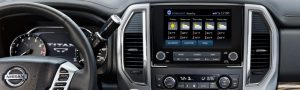 dashboard of the 2020 Nissan TITAN