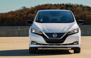 front view of the 2020 Nissan Leaf