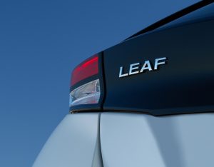 2020 Nissan Leaf badging
