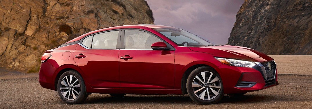 side view of the 2021 Nissan Sentra