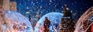 Drake Oak Brook Hotel heated outdoor igloos