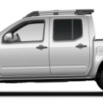 2022 Nissan Frontier Brilliant Silver Metallic side view_o