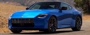 2023 Nissan Z blue front side view