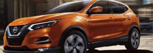 The 2022 Nissan Rogue Sport on the road