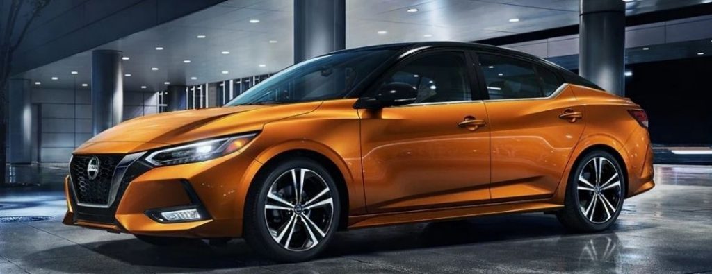 2022 Nissan Sentra In Two tone Monarch Orange Metallic Super Black 
