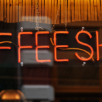 Coffee shop board in a cafe_b