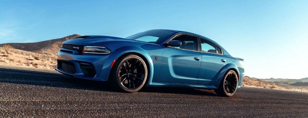 Dodge Charger on a highway