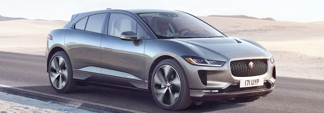 2020 Jaguar I-PACE going down the road