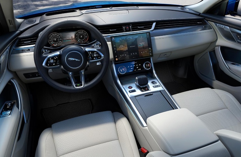 2021 Jaguar XF dashboard