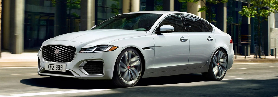2021 Jaguar XF parked on the side of the street