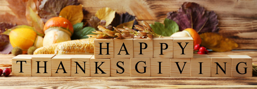 Happy Thanksgiving in blocks
