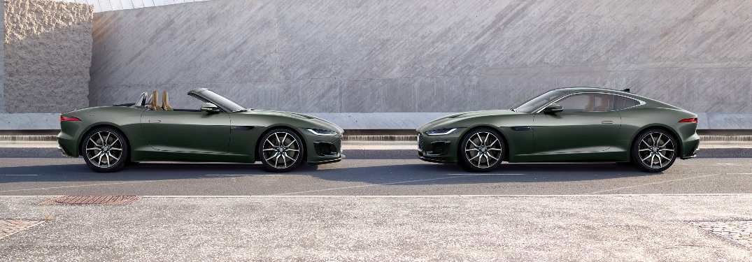 Jaguar F-TYPE Heritage 60 Edition convertible and coupe