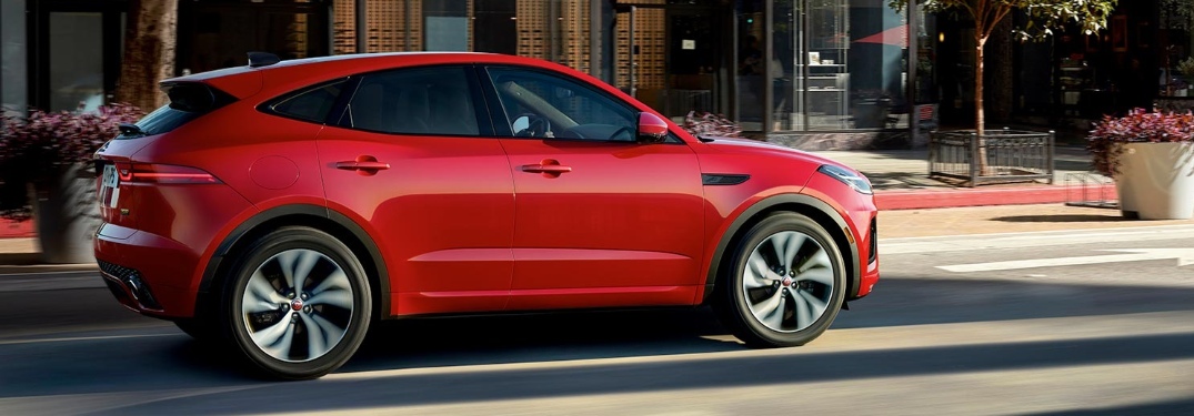 2021 Jaguar E-PACE on the side of the road