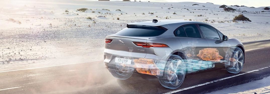2021 Jaguar I-PACE on the road