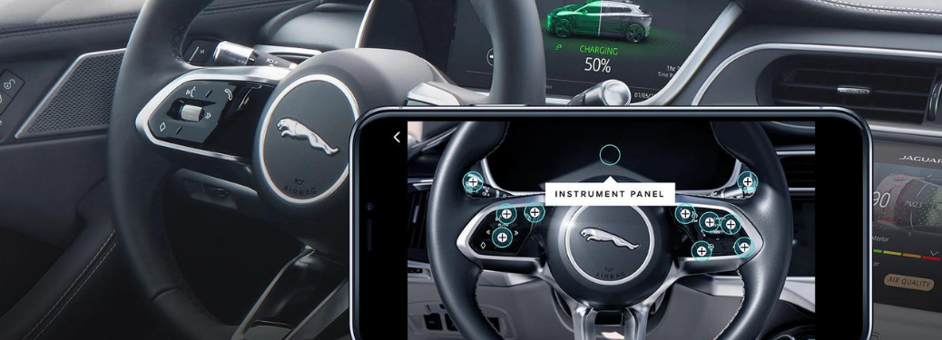 internal notification and smartphone supported charging of the Jaguar car at home