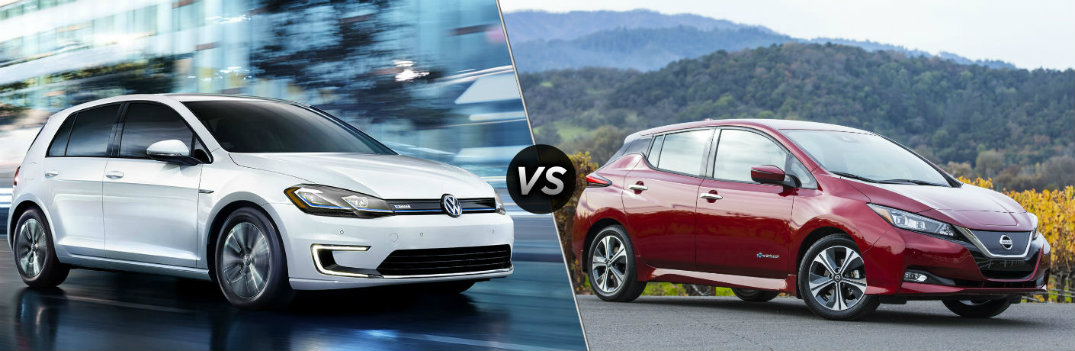 2018 Volkswagen e-Golf vs 2018 Nissan Leaf