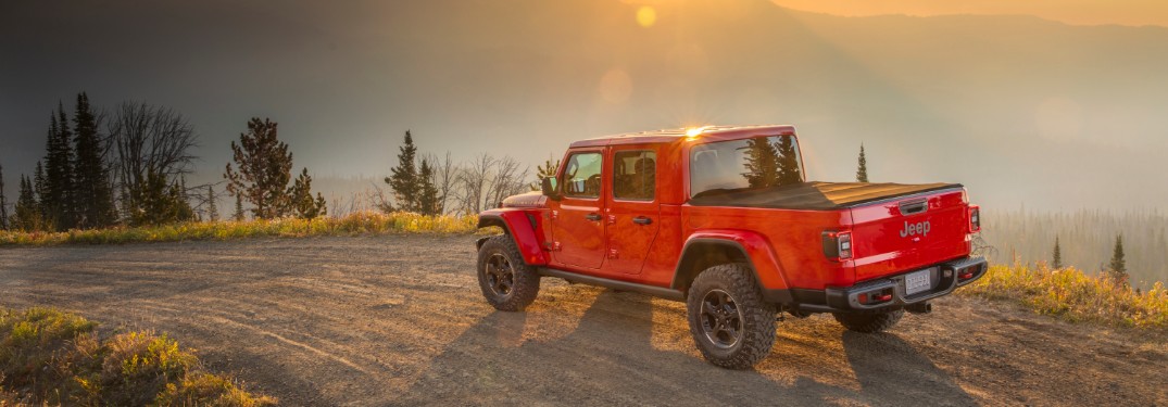 2021 Jeep Gladiator from exterior rear driver's side