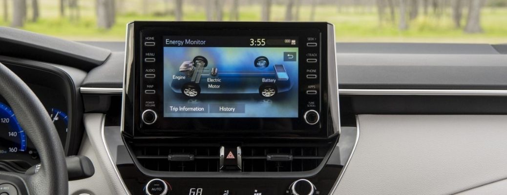 Toyota infotainment display
