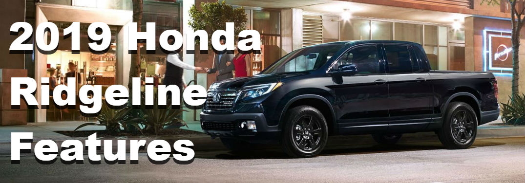 2019 Honda Ridgeline audio and connectivity features