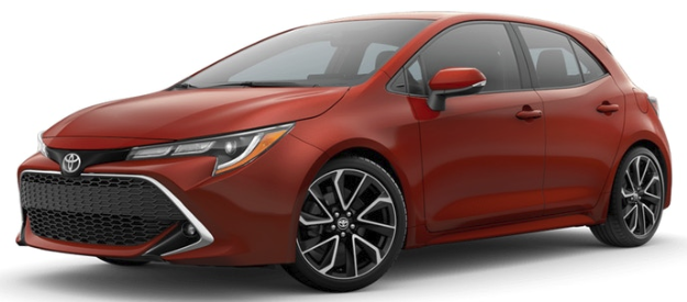 2019 Toyota Corolla Hatchback exterior paint colors Bill
