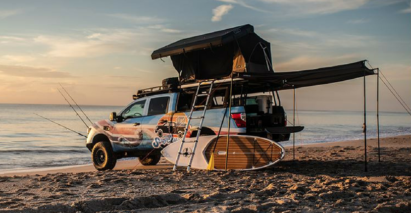 Nissan Titan XD Surfcamp