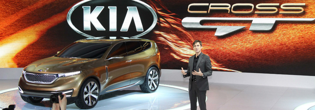 kia cross gt being presented at 2013 chicago auto show