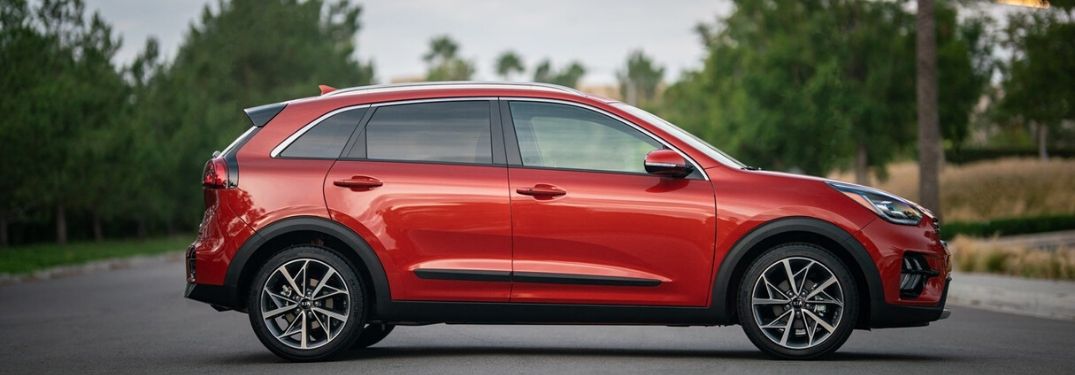 2021 Kia Niro Touring parked in middle of road from exterior passenger side