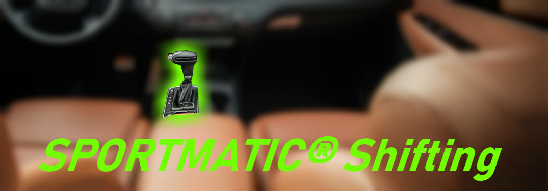 image with sportmatic shifter highlighted and interior of 2019 kia sorento blurred out.