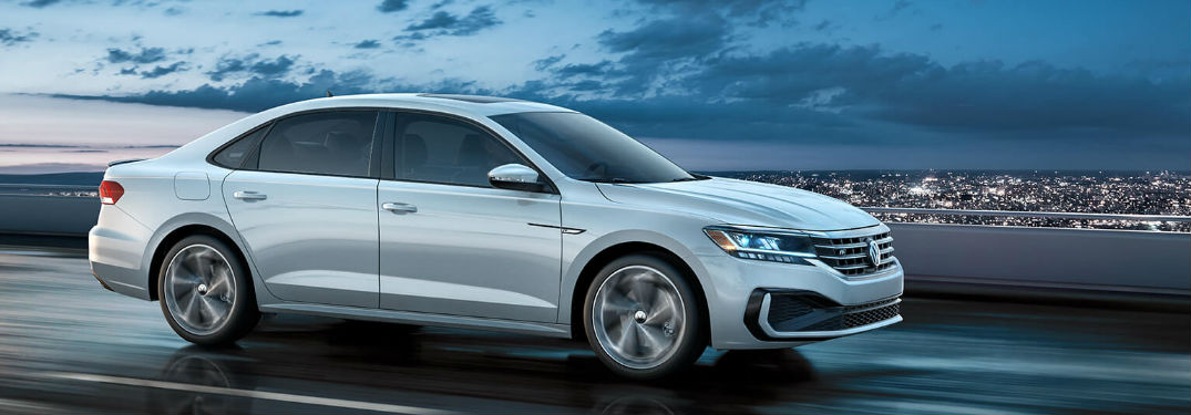 2020 Volkswagen Passat driving on a road