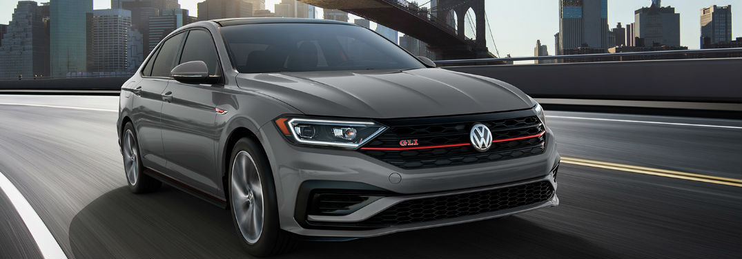 2020 Volkswagen Jetta GLI driving on a road