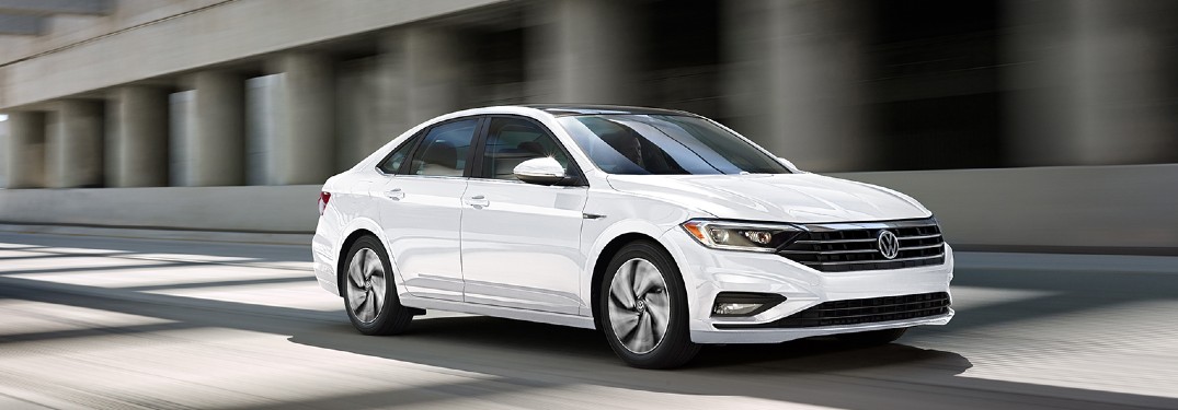 2020 Volkswagen Jetta driving on a road