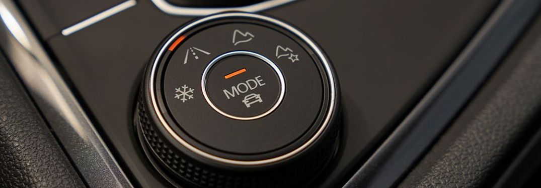 Driving modes dial of a Volkswagen vehicle