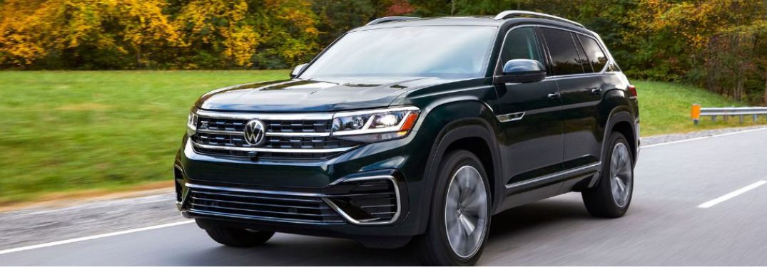 2023 VW Atlas driving on the road