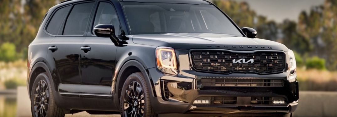 front quarter view of the 2022 Kia Telluride