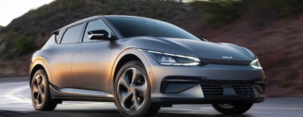 front quarter view of the 2022 Kia EV6