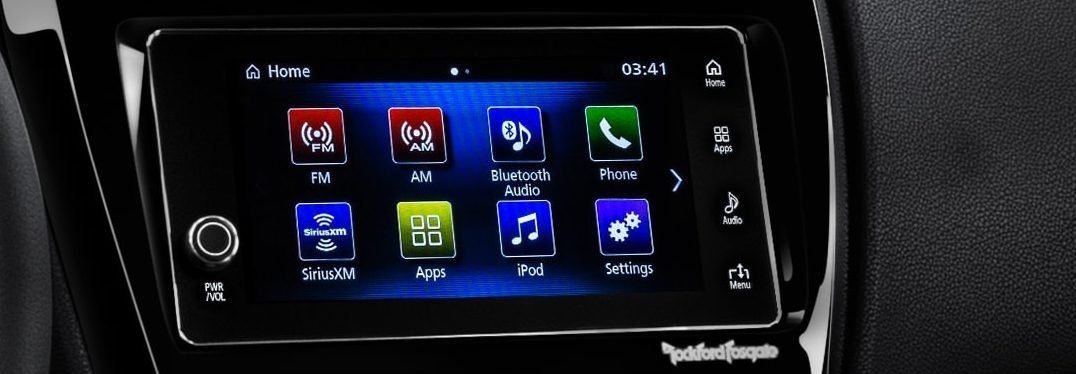 2018 Mitsubishi Outlander Sport infotainment system display screen