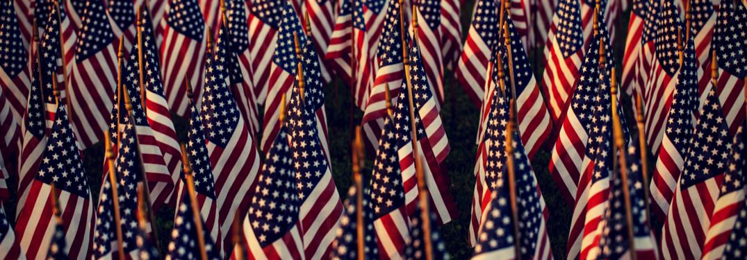 american flags