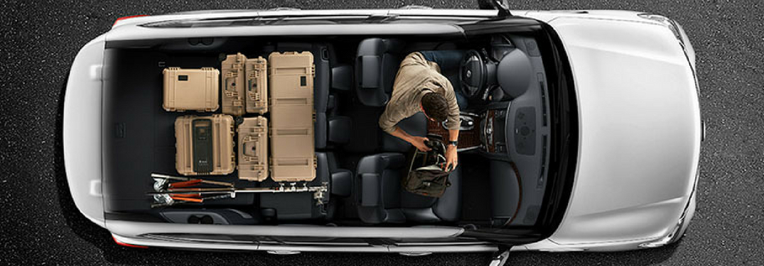 cargo space inside the nissan armada