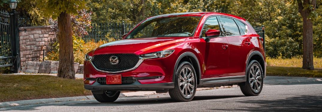 2020 Mazda CX-5 parked near arboretum