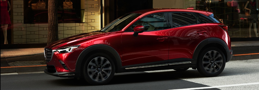 2019/2020 CX-3 waiting at crosswalk