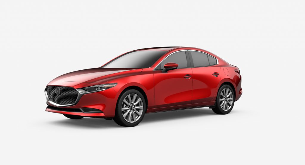 2020 Mazda3 Sedan soul red