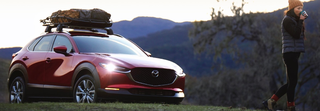 2021 CX-30 loaded up with camping gear