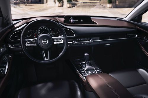 2021 CX-30 cockpit showcase