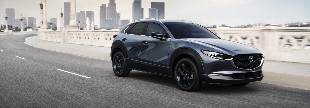 2021 CX-30 Turbo driving on highway