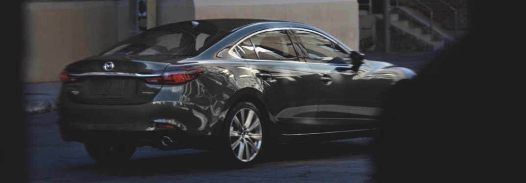2021 Mazda6 sedan parked on the side of the road