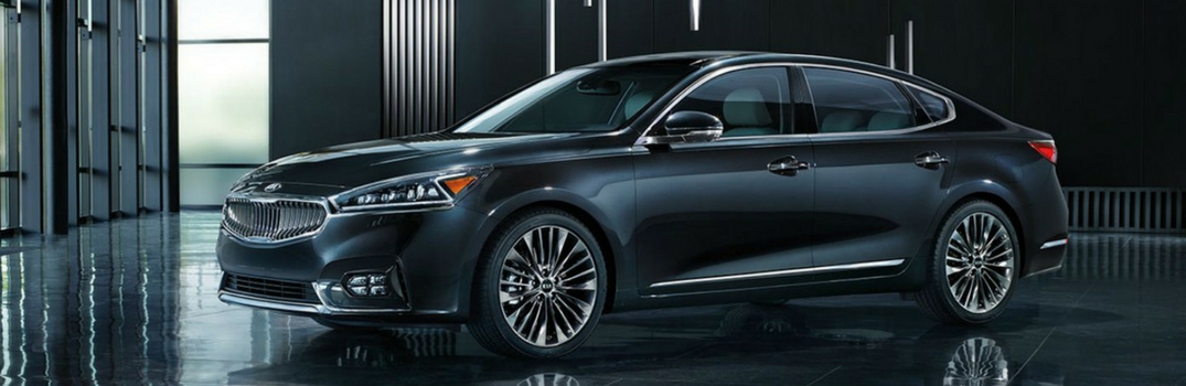 2018 Kia Cadenza parked in a warehouse