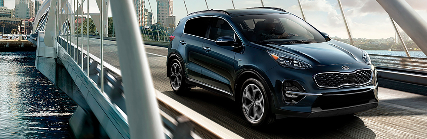 2022 Kia Sportage on the road