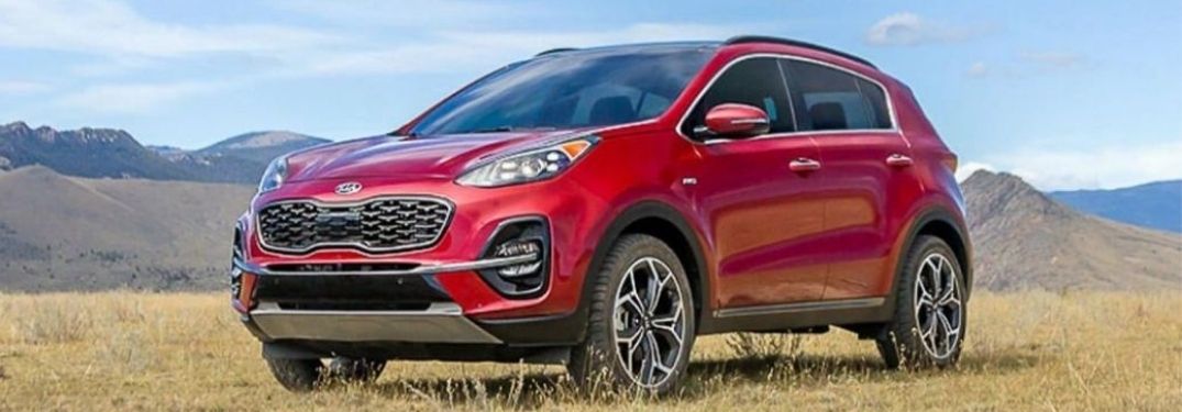 2022 Kia Sportage front and side view