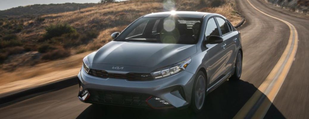 2023 Kia Forte Driving through a Highway